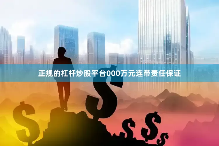 正规的杠杆炒股平台000万元连带责任保证