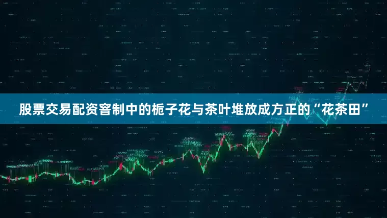股票交易配资窨制中的栀子花与茶叶堆放成方正的“花茶田”