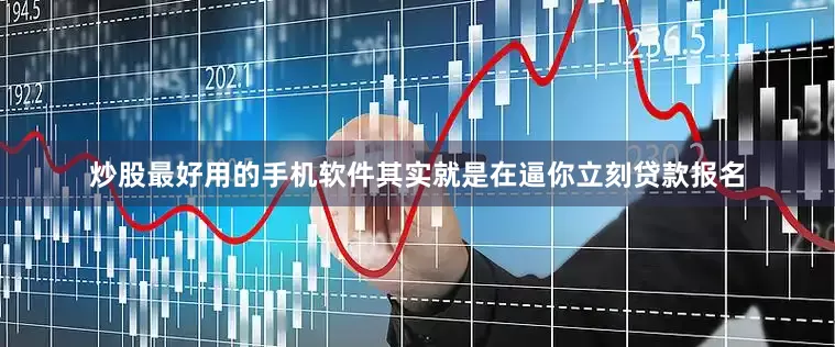 炒股最好用的手机软件其实就是在逼你立刻贷款报名