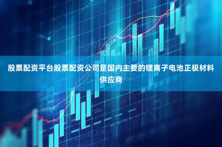 股票配资平台股票配资公司是国内主要的锂离子电池正极材料供应商