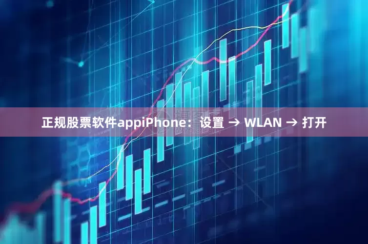 正规股票软件appiPhone：设置 → WLAN → 打开